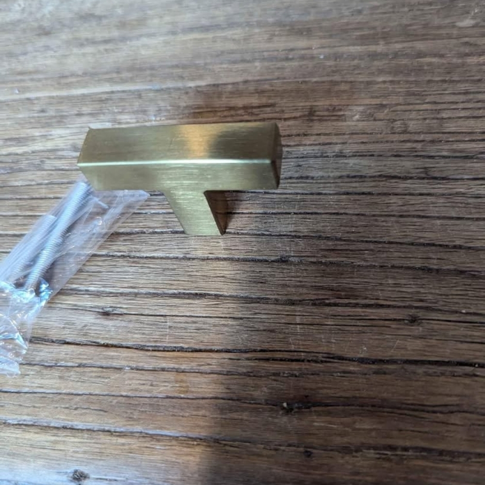 Brushed Gold Cabinet Hardware 14 Piece. Furniture,Bath Vanity, Kitchen Cabinets.